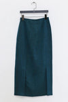 SWAYING/KNIT fragrant cloud yarn skirt SW24SS3B44 sapphire blue